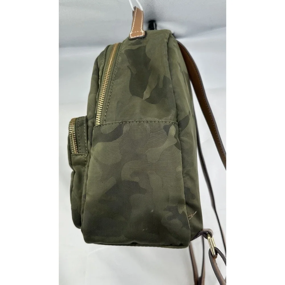 Tommy Hilfiger Women's Petite Backpack  Green Camo Green‎ Multiple Pockets